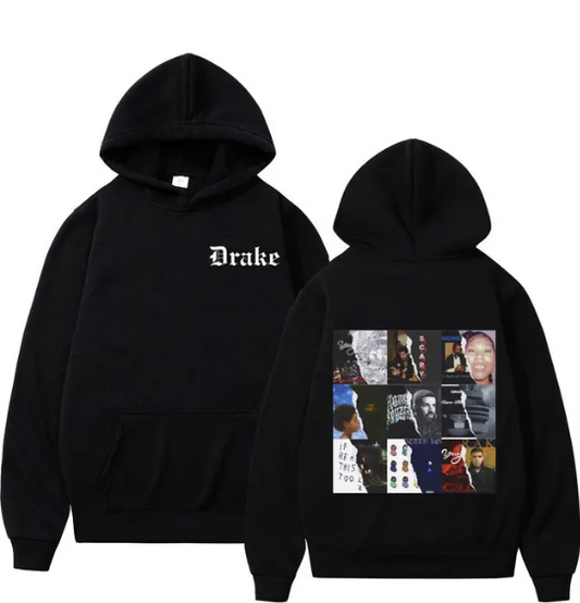Hot Rapper Drake Album Printed Hoodie High Quality Fashion Oversized Pullovers Street Trend Hip Hop Hooded Sweatshirts Unisex